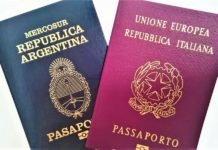 Ciudadanía italiana pasaporte argentino