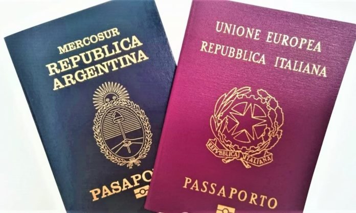 Ciudadanía italiana pasaporte argentino